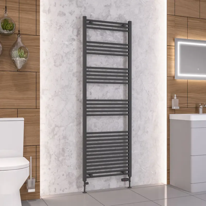 Eastbrook Wendover handdoekradiator 60x180cm 904W antraciet Veilige Betaling