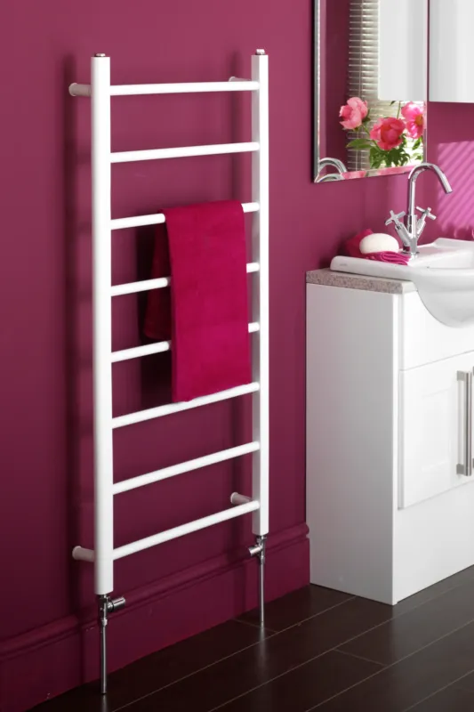 Direct Beschikbaar Eastbrook Tuscan verticale radiator 176x60cm Wit 490 watt
