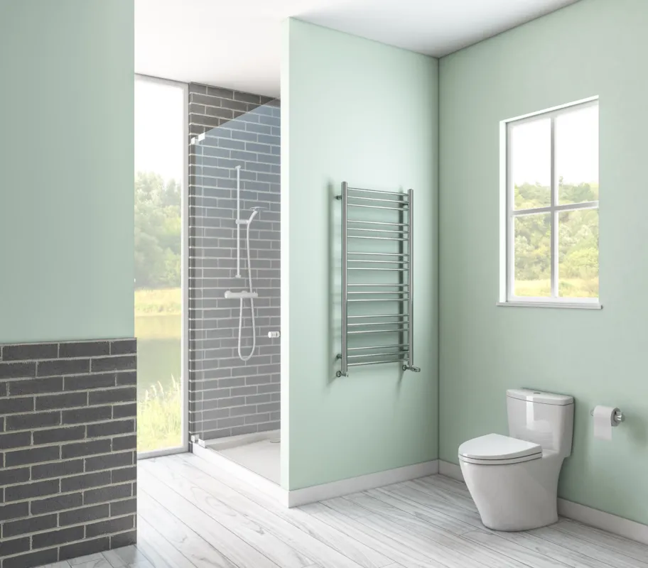Must-Have Eastbrook Biava Round verticale verwarming 120x60cm Chroom 435 watt