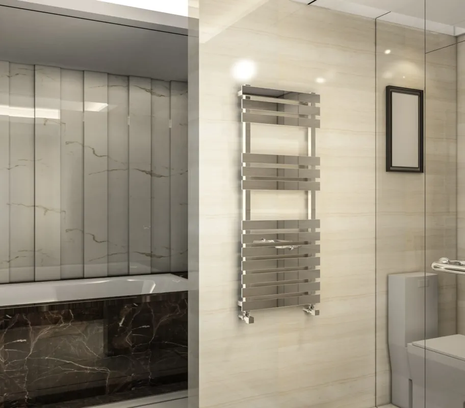 Direct Verzonden Eastbrook Biava Flat design radiator 117x50cm Chroom 621 watt