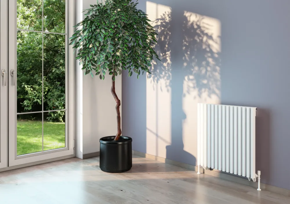 Betaalbaar Eastbrook Rowsham verticale radiator 180x30cm Mat wit 902 watt