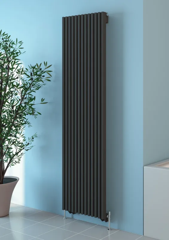 Eastbrook Rowsham horizontale radiator 60x118cm Antraciet 1429 watt Alleen Vandaag