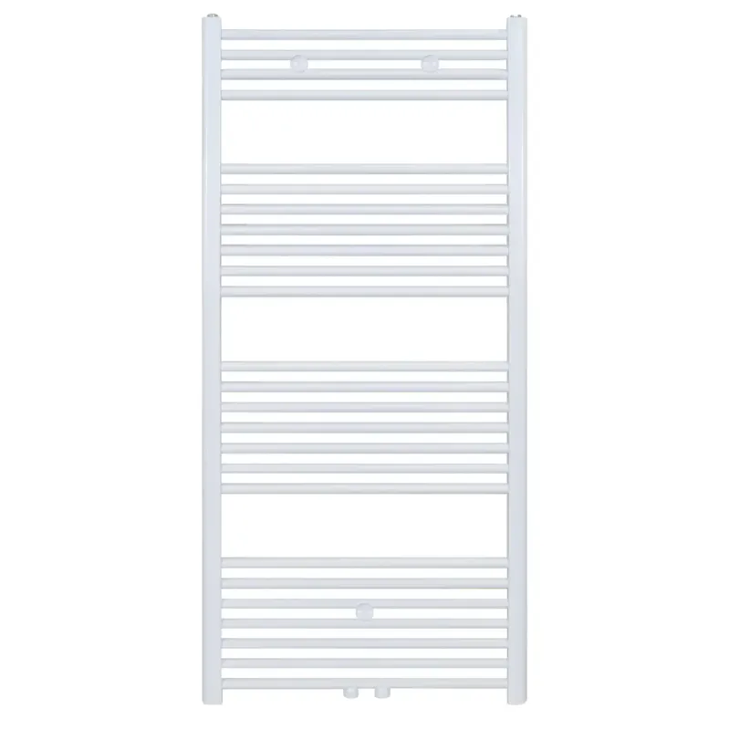 Goedkoop Sanigoods Base handdoek radiator 140x60 754 watt MO aansluiting wit