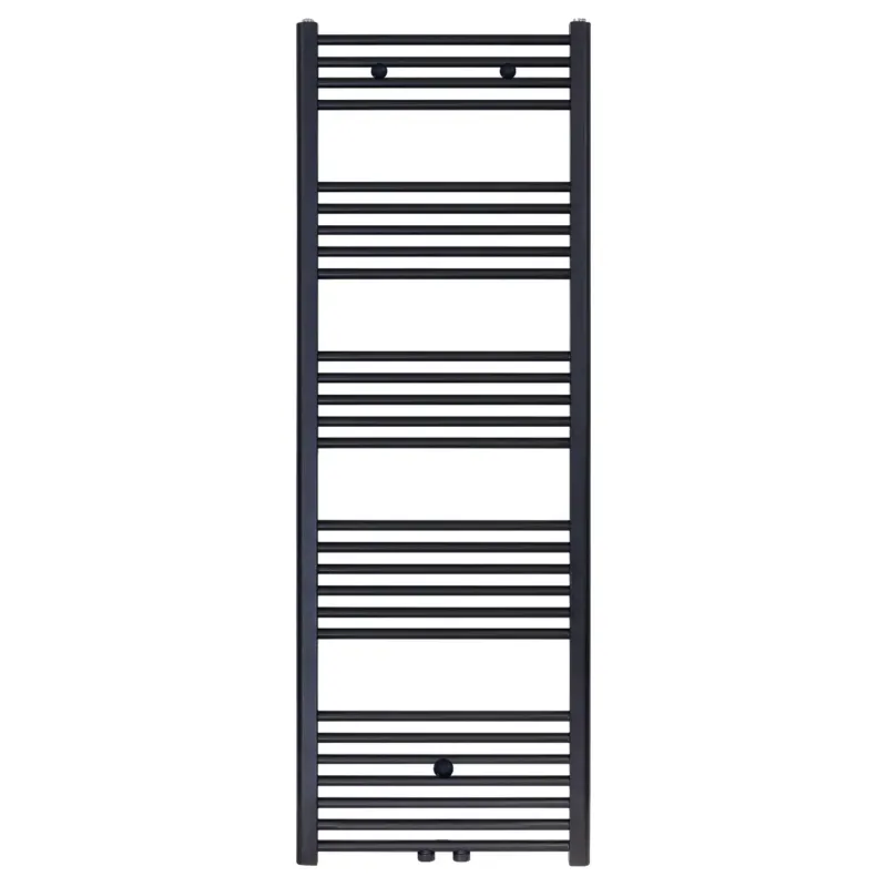 Rechtstreeks Van De Fabrikant Sanigoods Base handdoek radiator 160x60 828 watt MO aansluiting mat zwart