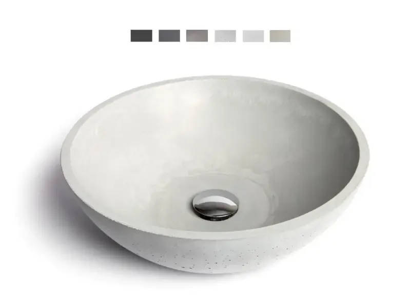 Urbi et Orbi Circum opbouw wastafel 40x15cm antraciet Seizoensaanbieding