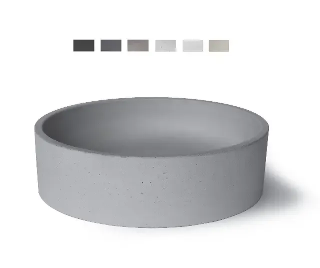 Urbi et Orbi Circum opbouw wastafel 39x12cm lichtgrijs Favoriet