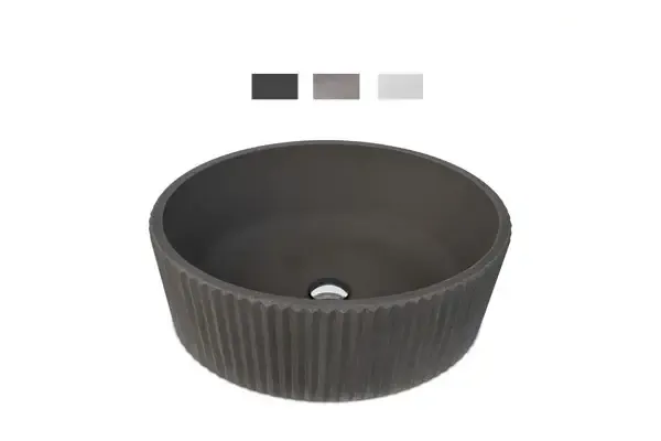 Urbi et Orbi Siman Basin opbouw wastafel 56x20cm ivoor Bestseller