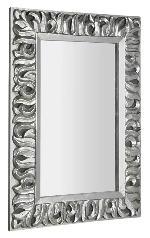 Superprijs Sapho Zeegras barok spiegel 70x100cm zilver houten frame