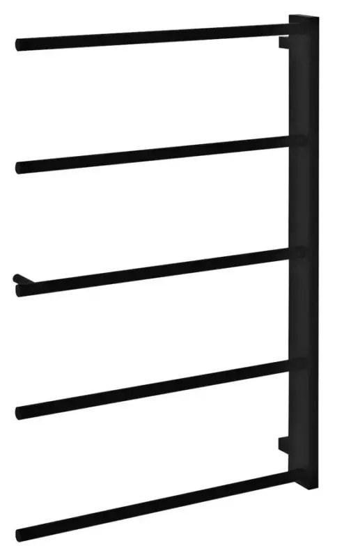 Sapho Slice handdoekrek 52x79cm zwart Flitsaanbieding