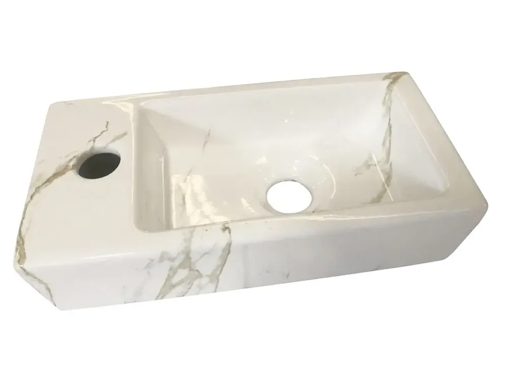 Actieprijs Mueller Mini Apa fontein links 36x18x9cm licht marmer