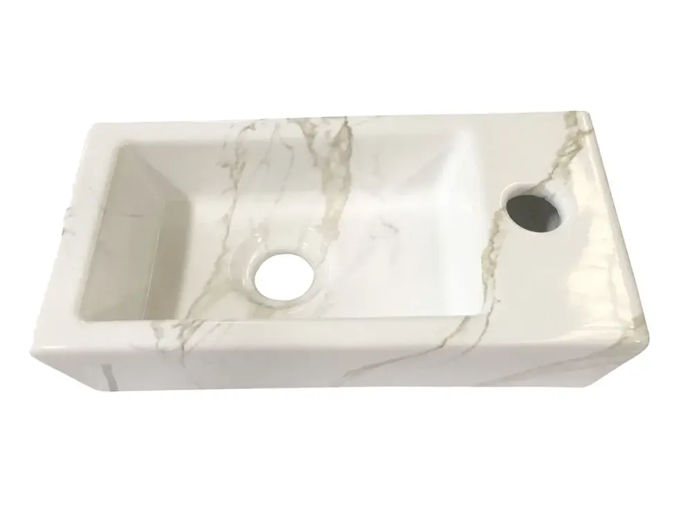 Mueller Mini Apa fontein rechts 36x18x9cm licht marmer Seizoensaanbieding