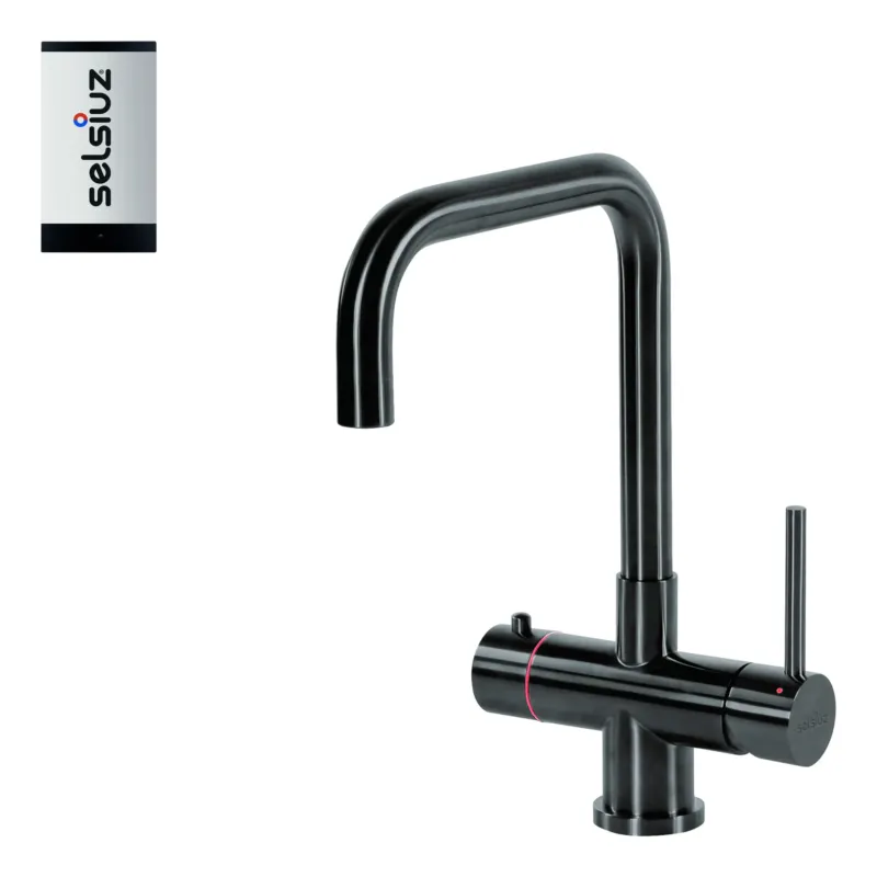 Betaalbaar Selsiuz Inox kokend water kraan met single boiler en U-uitloopkraan gunmetal