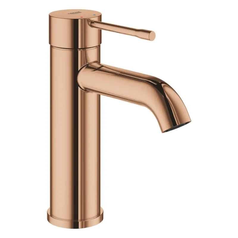 Betrouwbaar Grohe Essence New wastafelkraan S-size met gladde body warm sunset