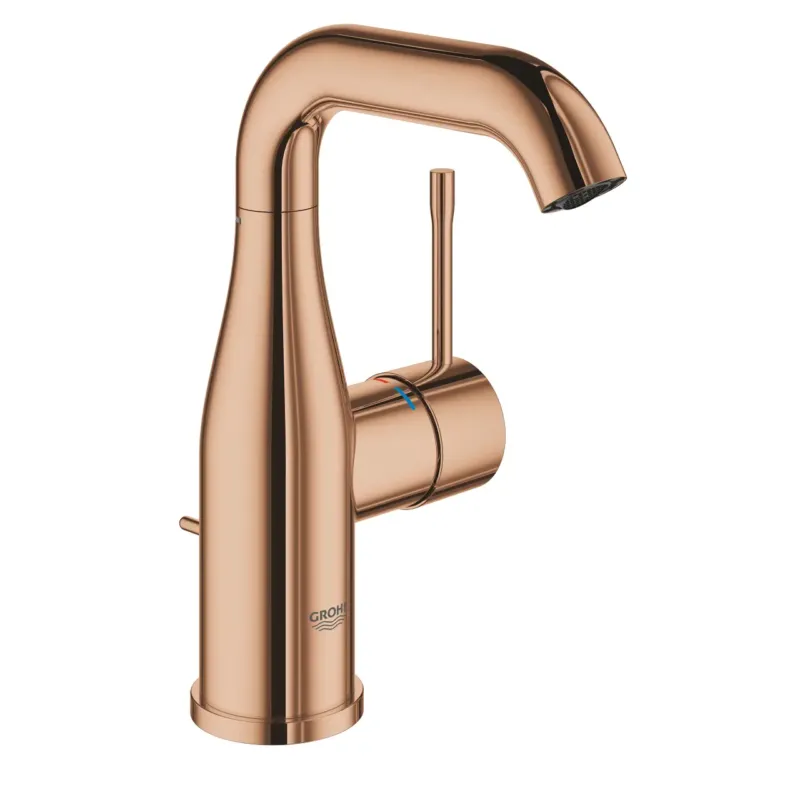 Grohe Essence New wastafelkraan M-size met hoge draaibare uitloop cartouche warm sunset Beperkte Voorraad