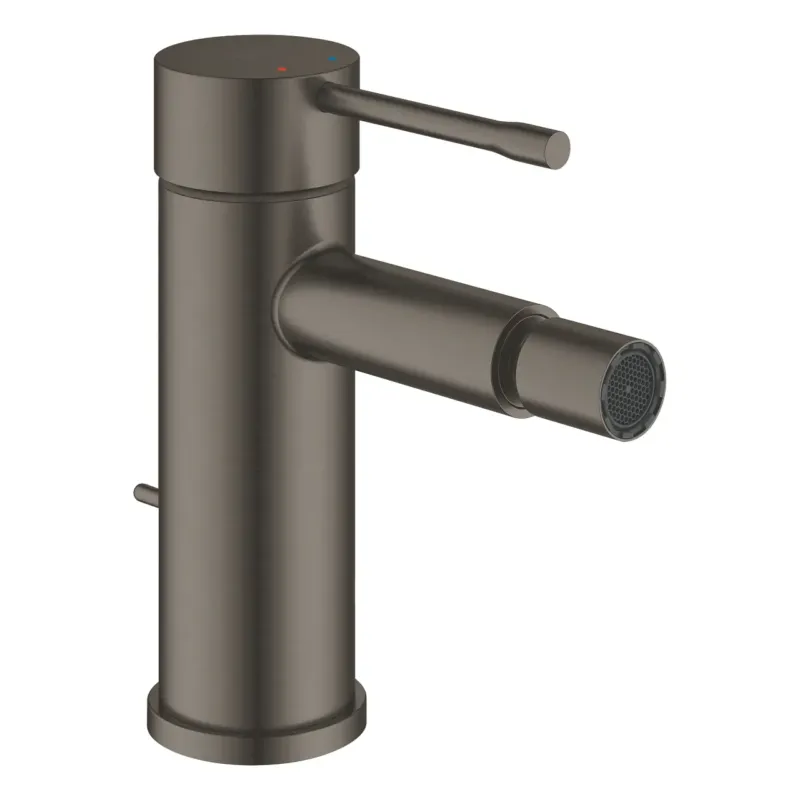 Hoge Kwaliteit Grohe Essence New 1-gats bidetkraan S-size m.waste cartouche brushed hard graphite