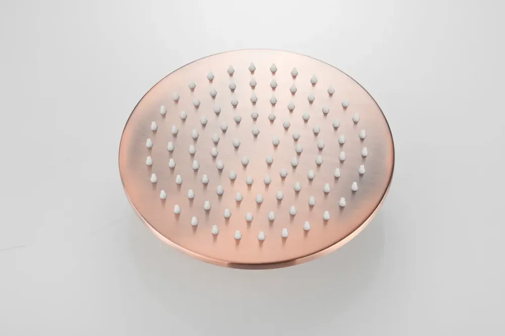 Finale Uitverkoop Saniclear Vision ronde douchekop 20cm koper geborsteld