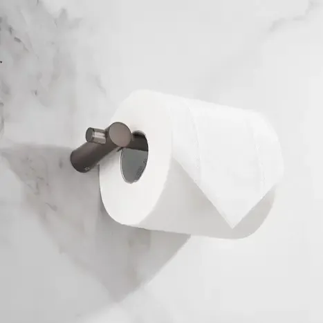 Korting Saniclear Academy toilet rolhouder verouderd ijzer - gunmetal