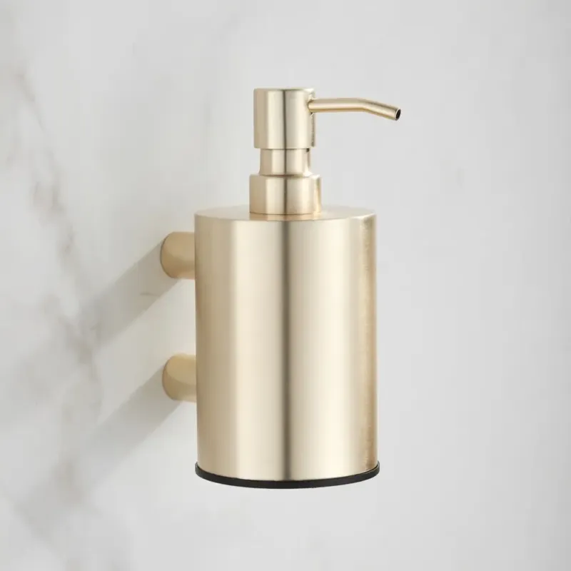 Saniclear Academy zeepdispenser geborsteld messing mat goud Goedkoop