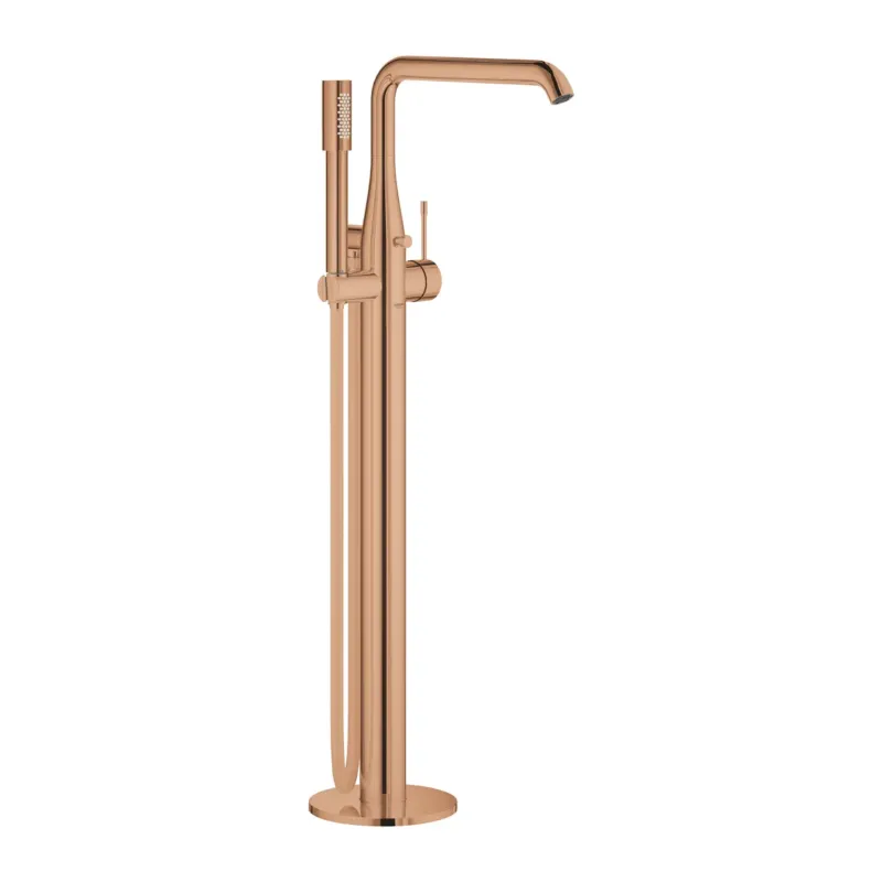 Grohe Essence New vrijstaande badkraan met douchegarnituur warm sunset Premium