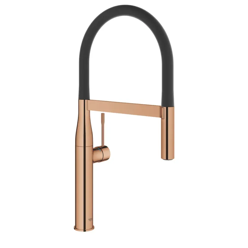 Exclusieve Aanbieding Grohe Essence New keukenkraan met handdouche warm sunset