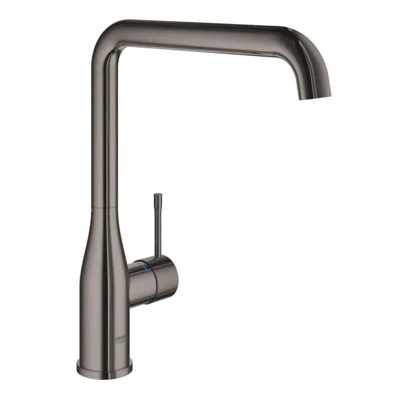Tijdelijk Beschikbaar Grohe Essence New keukenkraan hoge L-uitloop draaibaar hard graphite