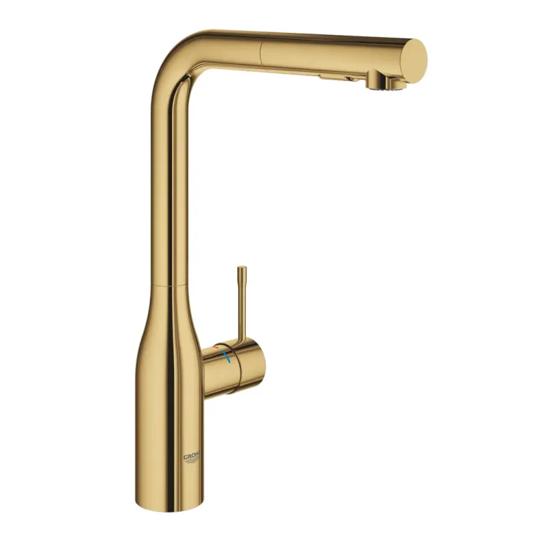 Hoge Kwaliteit Grohe Essence New keukenkraan hoge uitloop uittrekbare handdouche cool sunrise