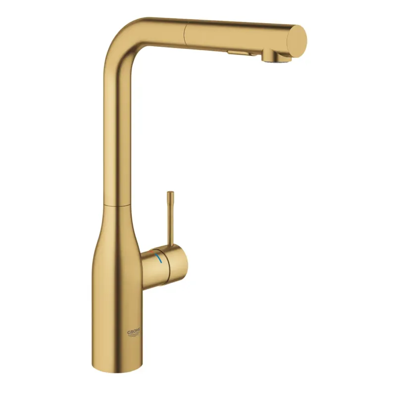 Grohe Essence New keukenkraan hoge uitloop uittrekbare handdouche brushed cool sunrise Bestseller