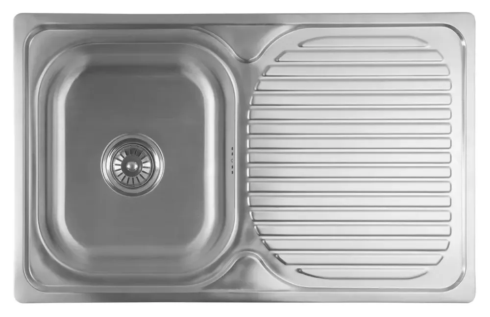 Superprijs Aqualine spoelbak 78x48x18cm RVS