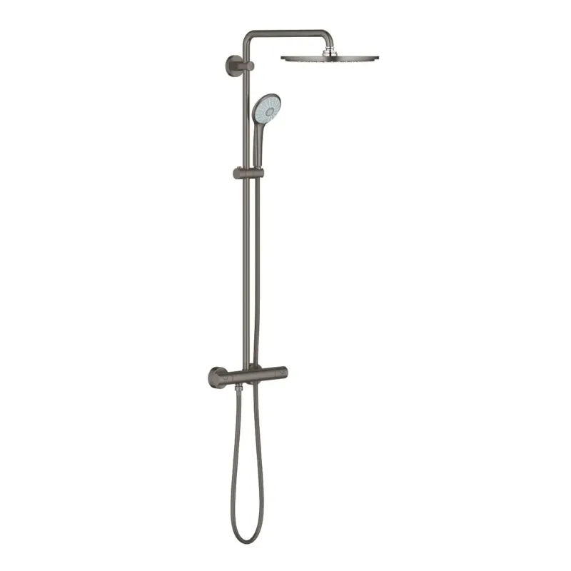 Flitsaanbieding Grohe Euphoria XXL regendoucheset brushed hard graphite