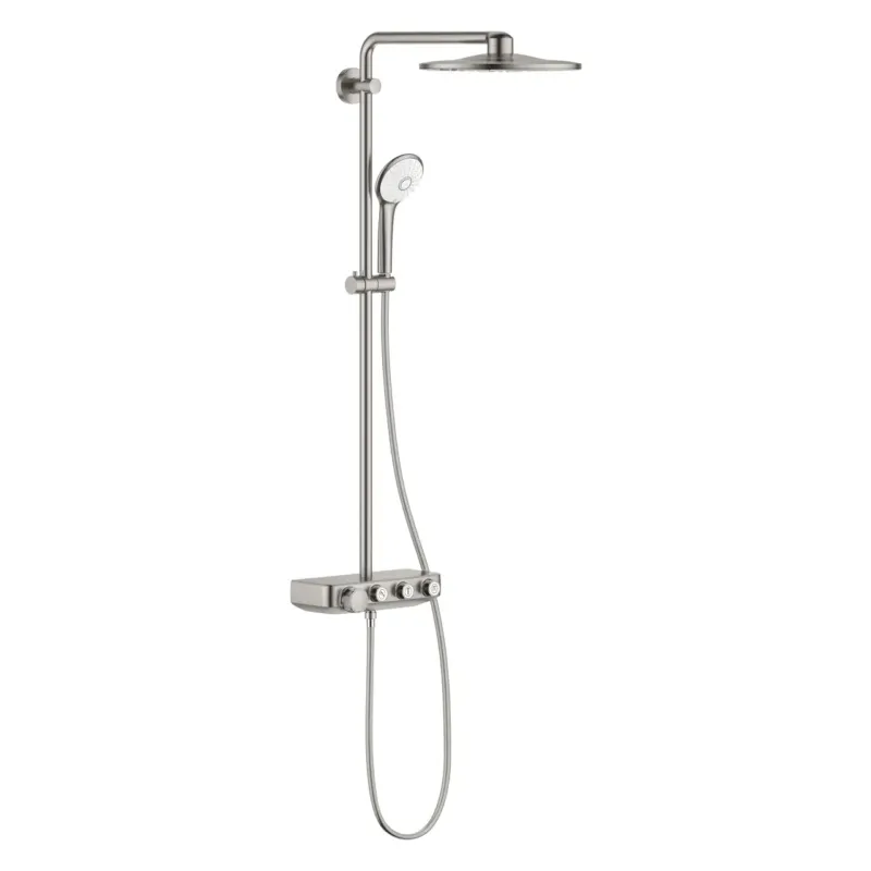 Gecertificeerd Grohe Euphoria SmartControl 310 Duo regendouche opbouw supersteel