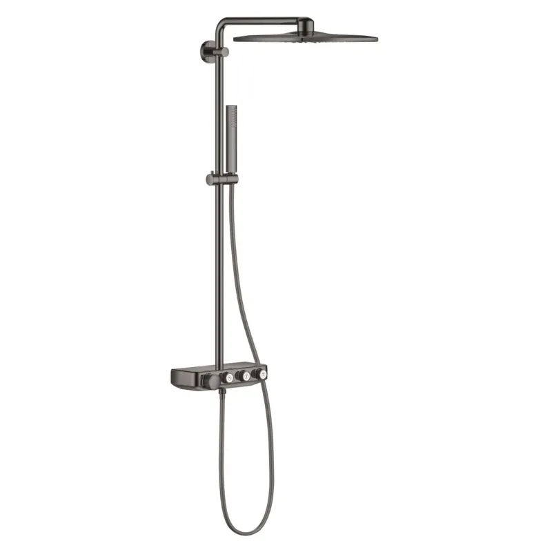 Grohe Euphoria SmartControl 310 Cube Duo regendouche opbouw hard graphite Korting