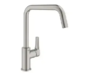 Grohe Eurosmart keukenkraan met hoge draaibare uitloop RVS Koopje