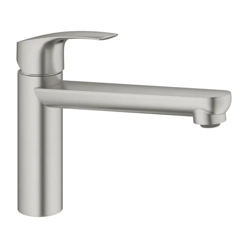 Express Levering Grohe Eurosmart keukenkraan met medium draaibare uitloop RVS