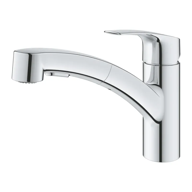 Veilige Betaling Grohe Eurosmart keukenkraan met uittrekbare handdouche chroom