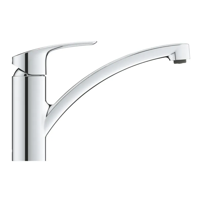 Weekendaanbieding Grohe Eurosmart keukenkraan met lage draaibare uitloop en koude start chroom