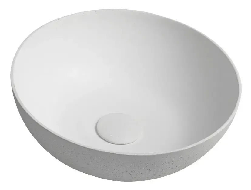 Sapho Formigo betonnen waskom 39cm wit Voordeelprijs