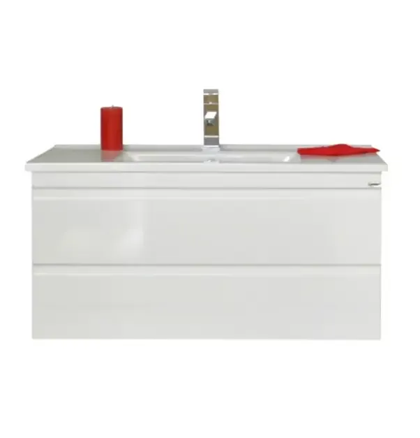 Sanicare Q7 badkamermeubel 65cm met 2 laden truffel Merkproduct
