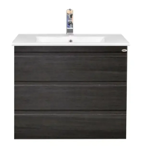Bestseller Sanicare Q7 badkamermeubel 65cm met 3 laden schots-eiken