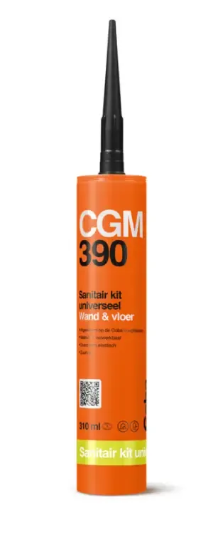Direct Beschikbaar Coba CGM390 sanitair siliconenkit 310ml donkergrijs