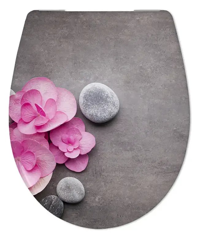 Laatste Versie Mueller Toza Flower softclose toiletzitting met Quick-Release