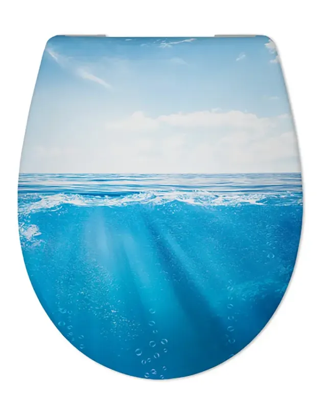 Mueller Toza Waves softclose toiletzitting met Quick-Release Hoge Kwaliteit