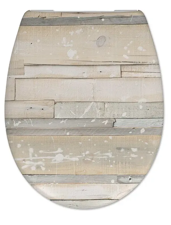 Mueller Toza Beach Wood softclose toiletzitting met Quick-Release Dagaanbieding