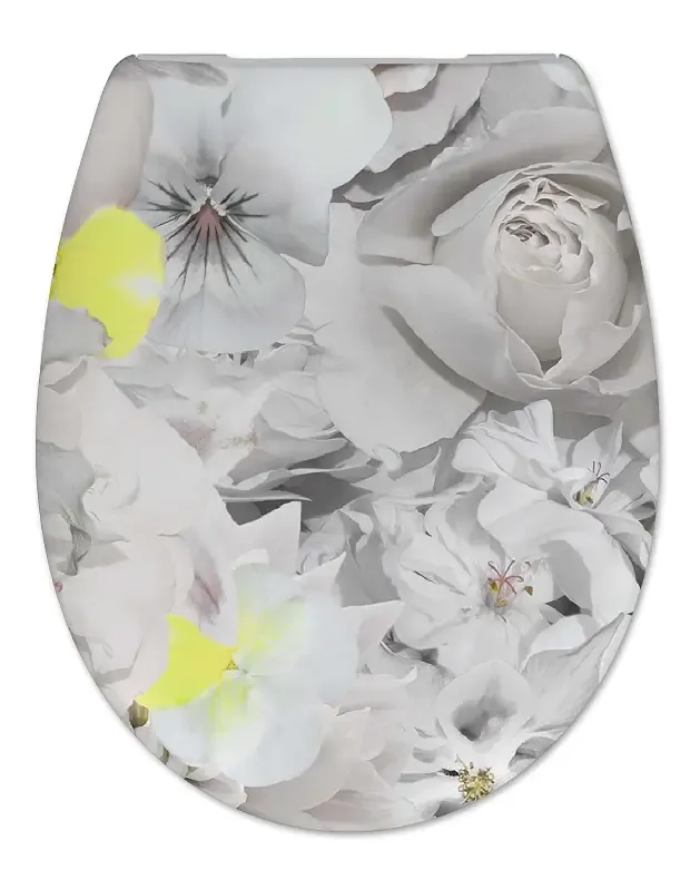 Merkproduct Mueller Toza Bloom softclose toiletzitting met Quick-Release