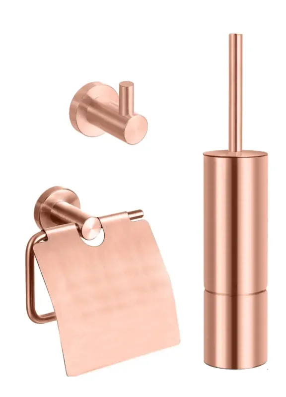 Fabrieksprijs Best Design Lyon toilet accessoires set rosé goud