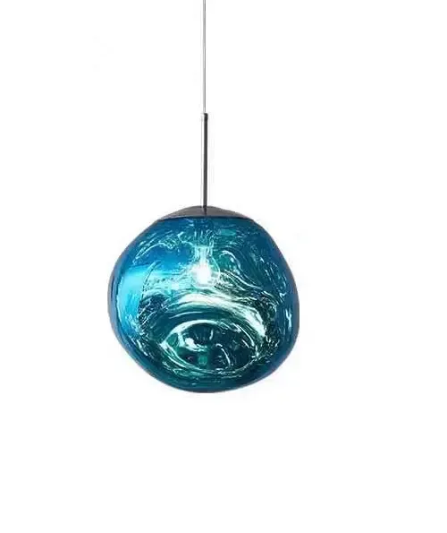 Laatste Kans NJOY hanglamp glas 27cm blauw