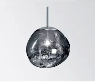 Alleen Vandaag NJOY hanglamp glas 36cm chroom