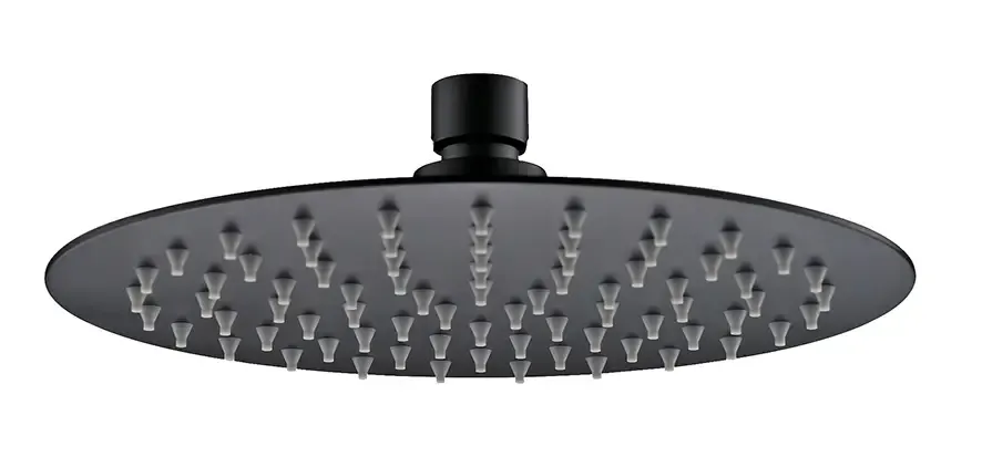 Mueller Round hoofddouche mat zwart 25cm Meest Verkocht