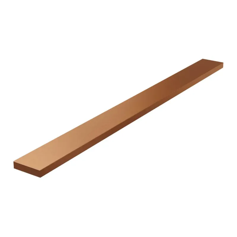 Premium Brauer los multifunctioneel tegelinlegrooster 70cm geborsteld koper PVD
