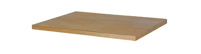 Mueller Sakura topblad 40x22cm naturel eiken/mat zwart Rechtstreeks Van De Fabrikant