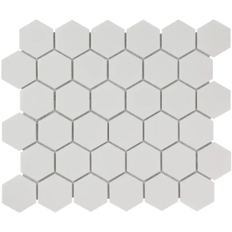 The Mosaic Factory Barcelona hexagon mozaïek tegels 28x33 extra wit Lage Kosten